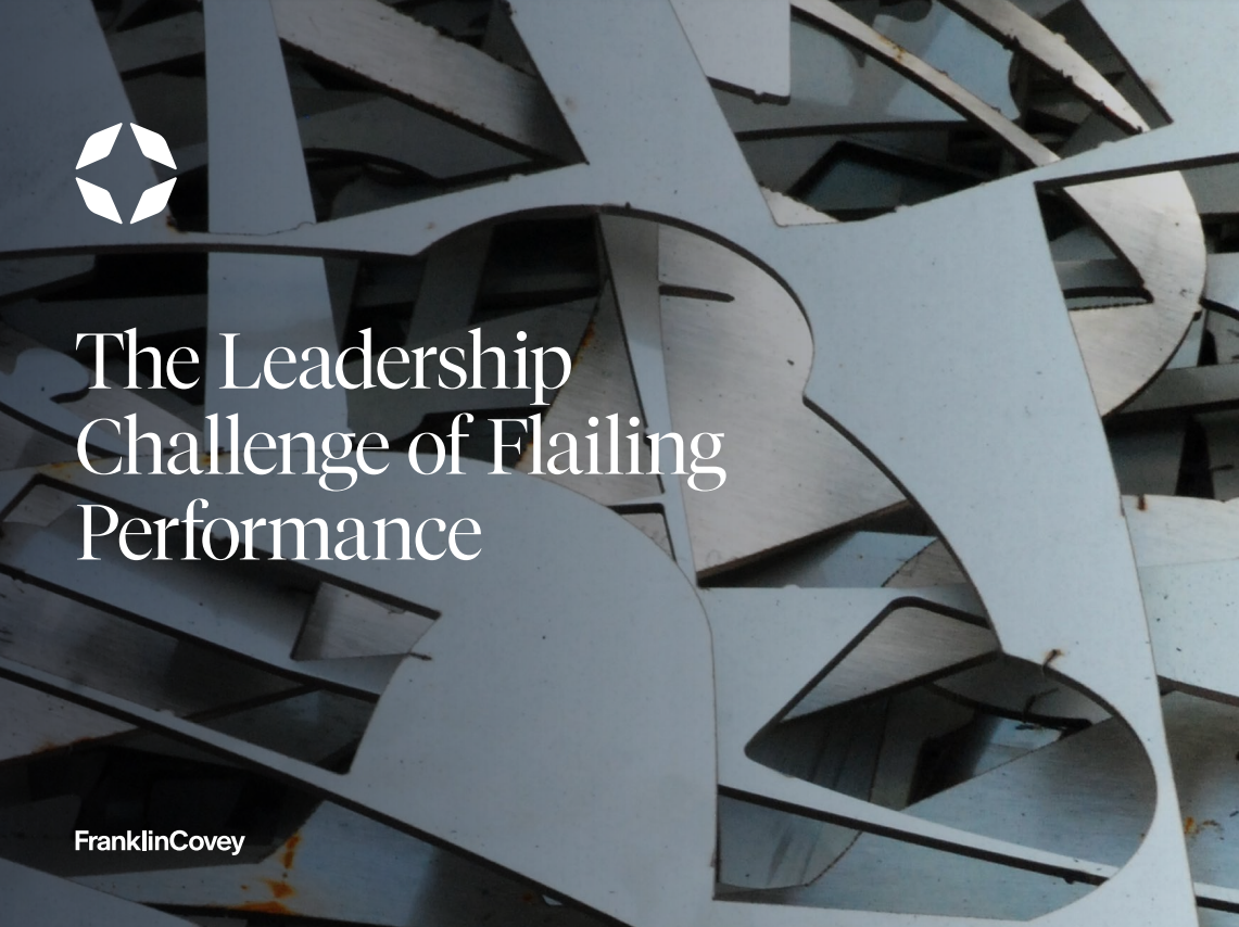 Flailing Performance - FranklinCovey Thought Guide